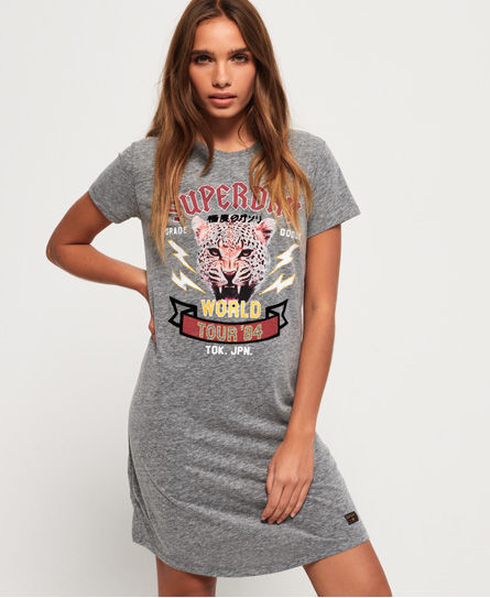 Superdry Tour 84 T-Shirt Dress ...